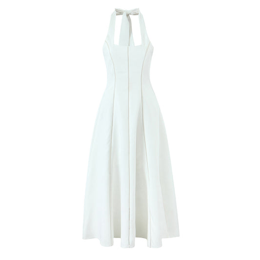 Bianca Backless Halter Neck Dress