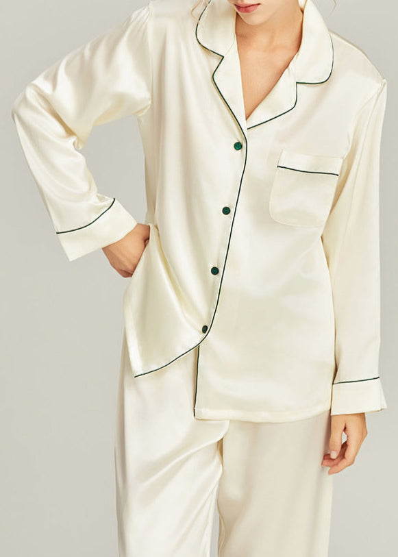 Lexianna Long Silk Pajama Set