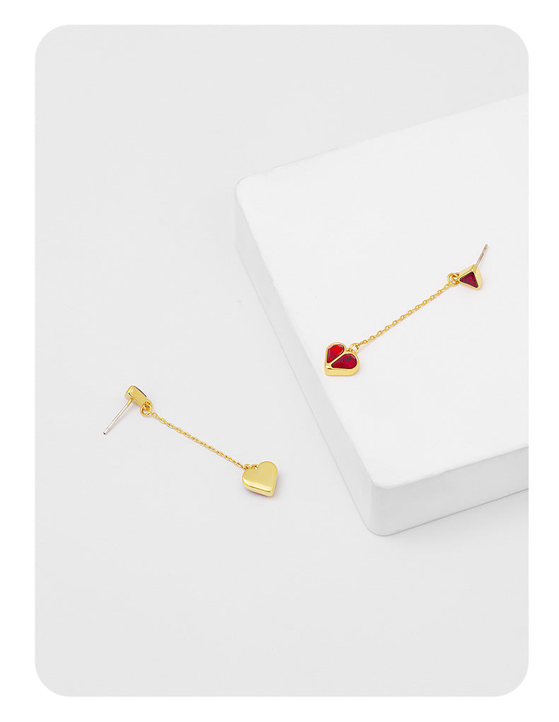 Noma Dangling Heart Earrings