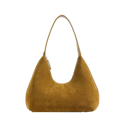 Frankie Suede Shoulder Bag