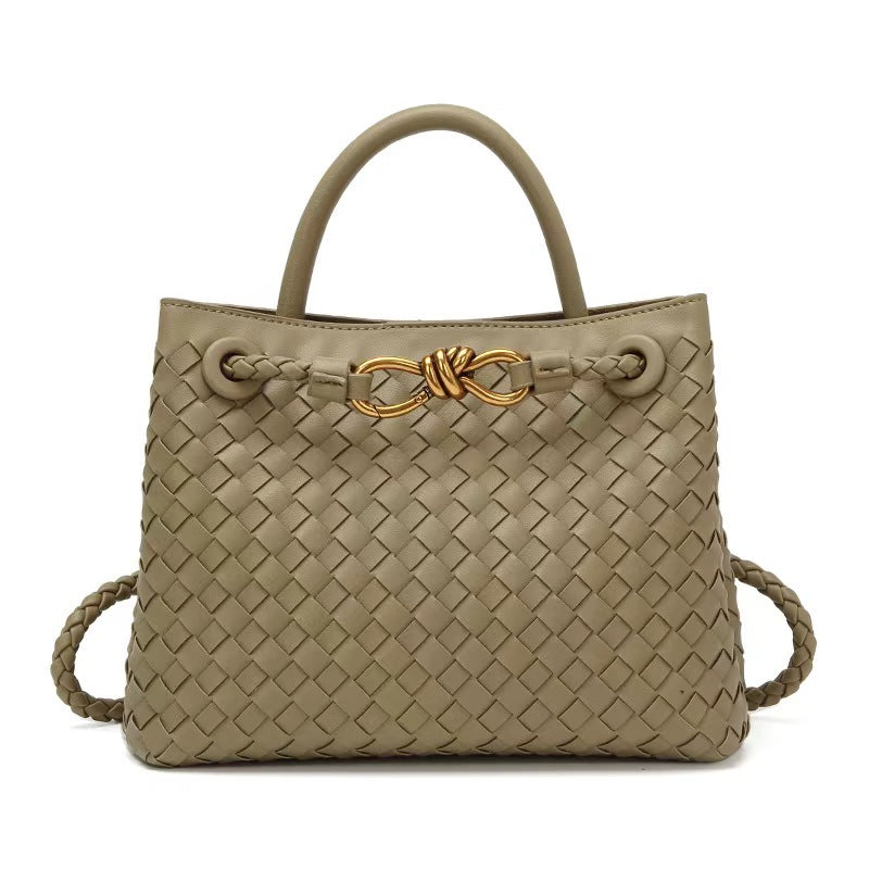 Martina Woven Leather Bag