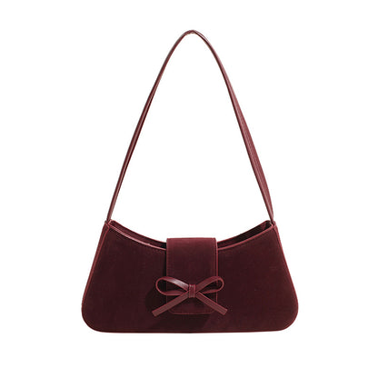 Tori Suede Shoulder Bag