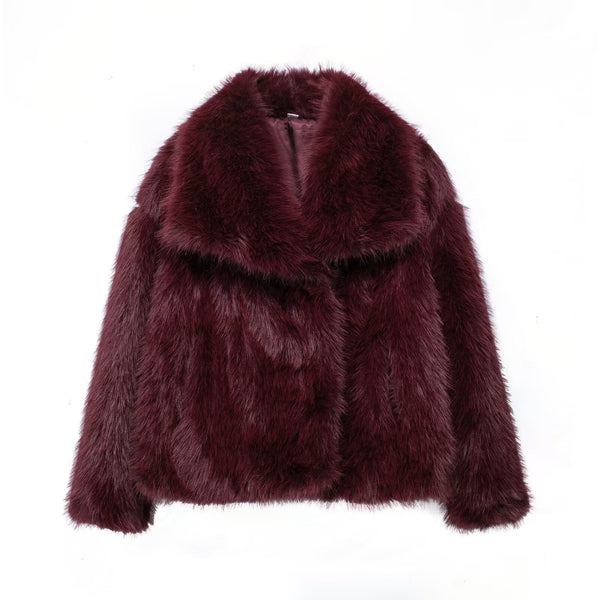 【PARTIMENTO】★ WIDE COLLAR FLUFFY FUR COAT ★ 4 COLOR nm_4015003_100244_m