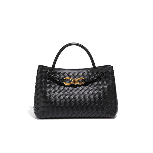 Martina Woven Leather Bag