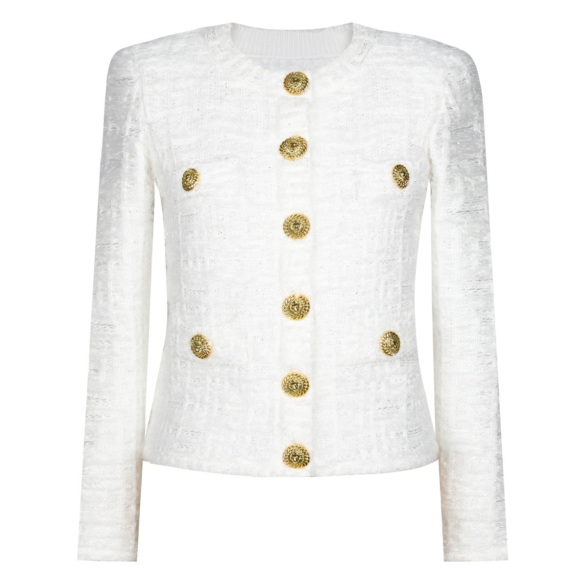 Carmen Gold Button Cardigan
