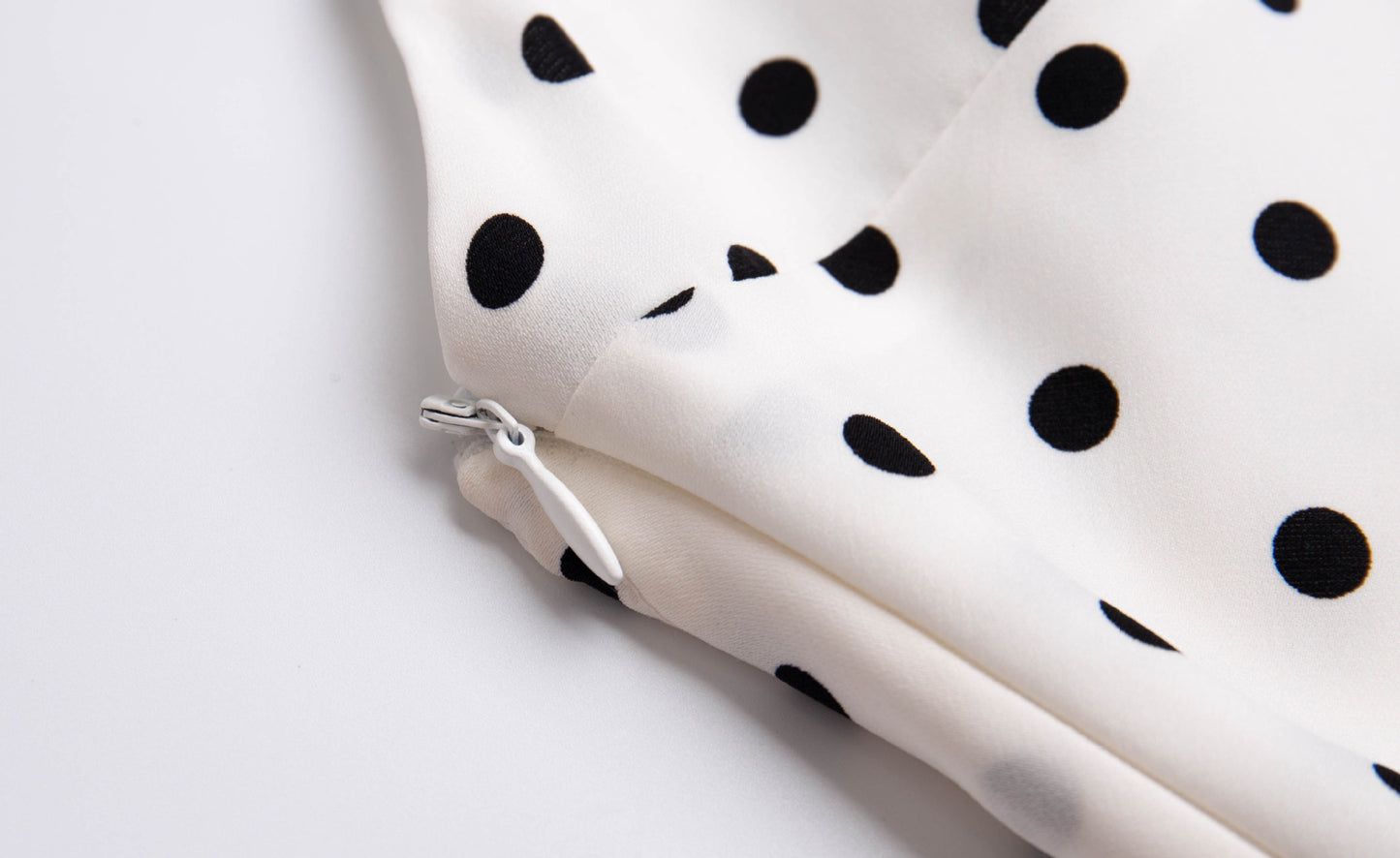 Mitzi Polka-Dot Halter Dress