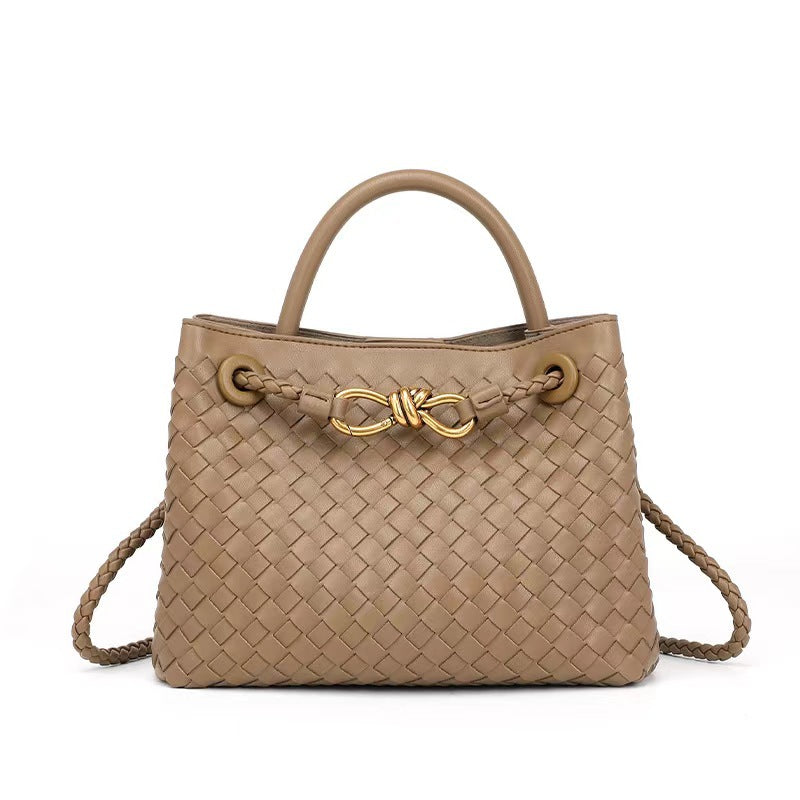 Martina Woven Leather Bag