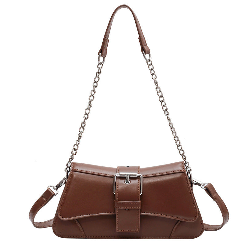 Carrie Leather Shoulder Bag