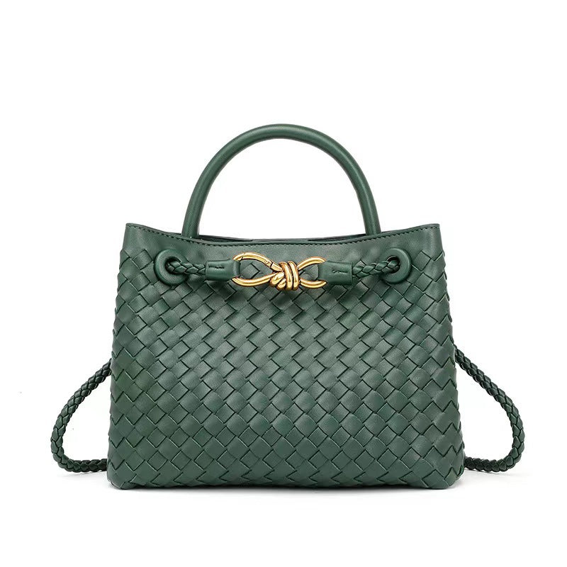 Martina Woven Leather Bag