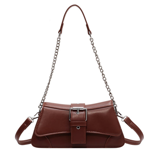 Carrie Leather Shoulder Bag