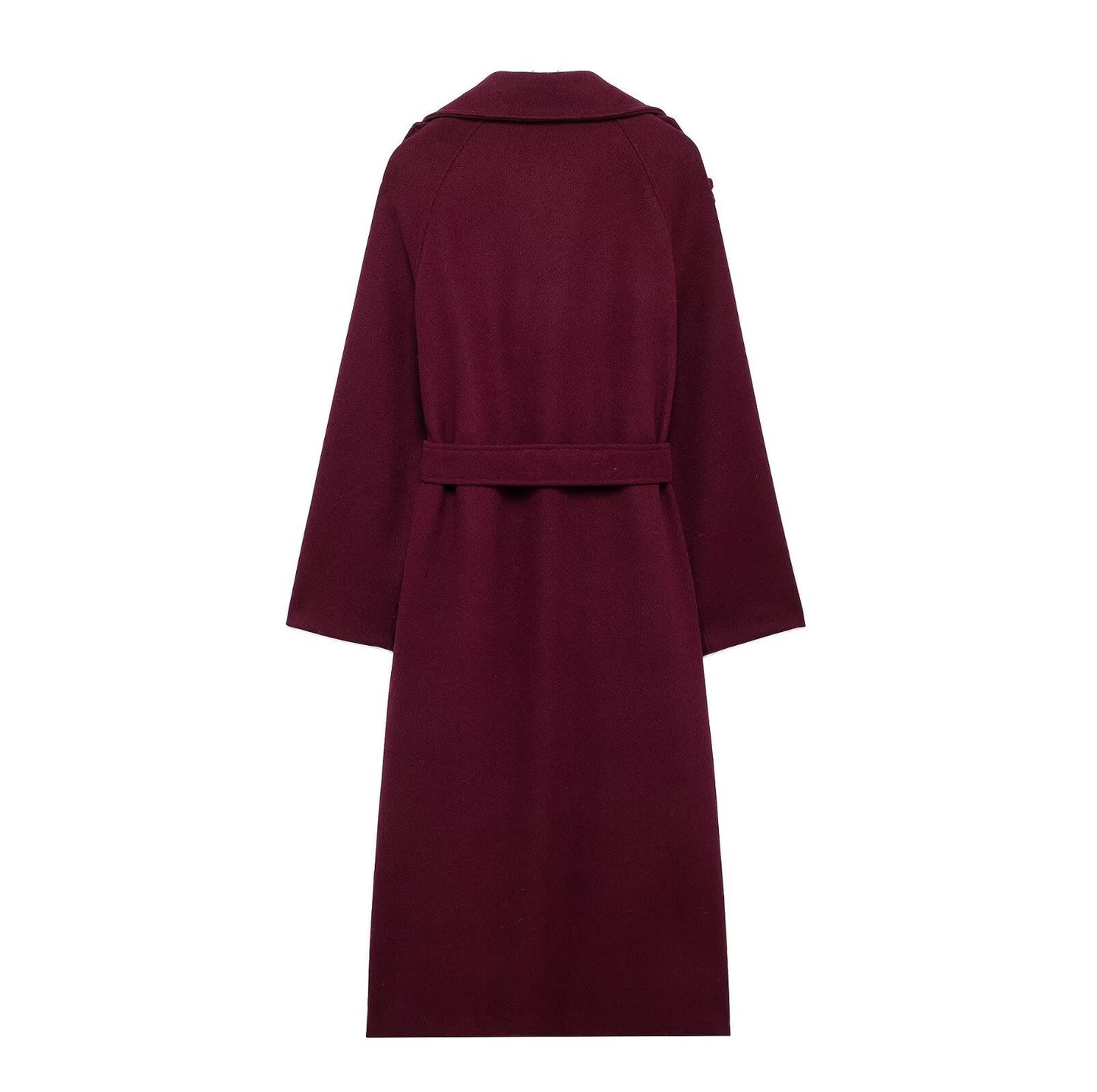 Womens Burgundy Coat