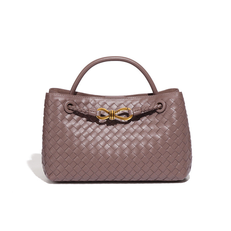 Martina Woven Leather Bag