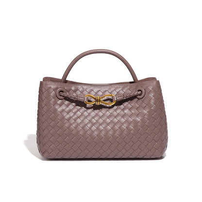 Martina Woven Leather Bag