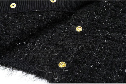 Carmen Gold Button Cardigan