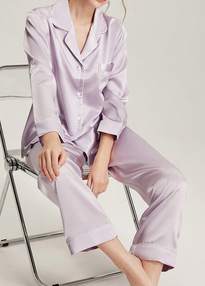 Lexianna Long Silk Pajama Set