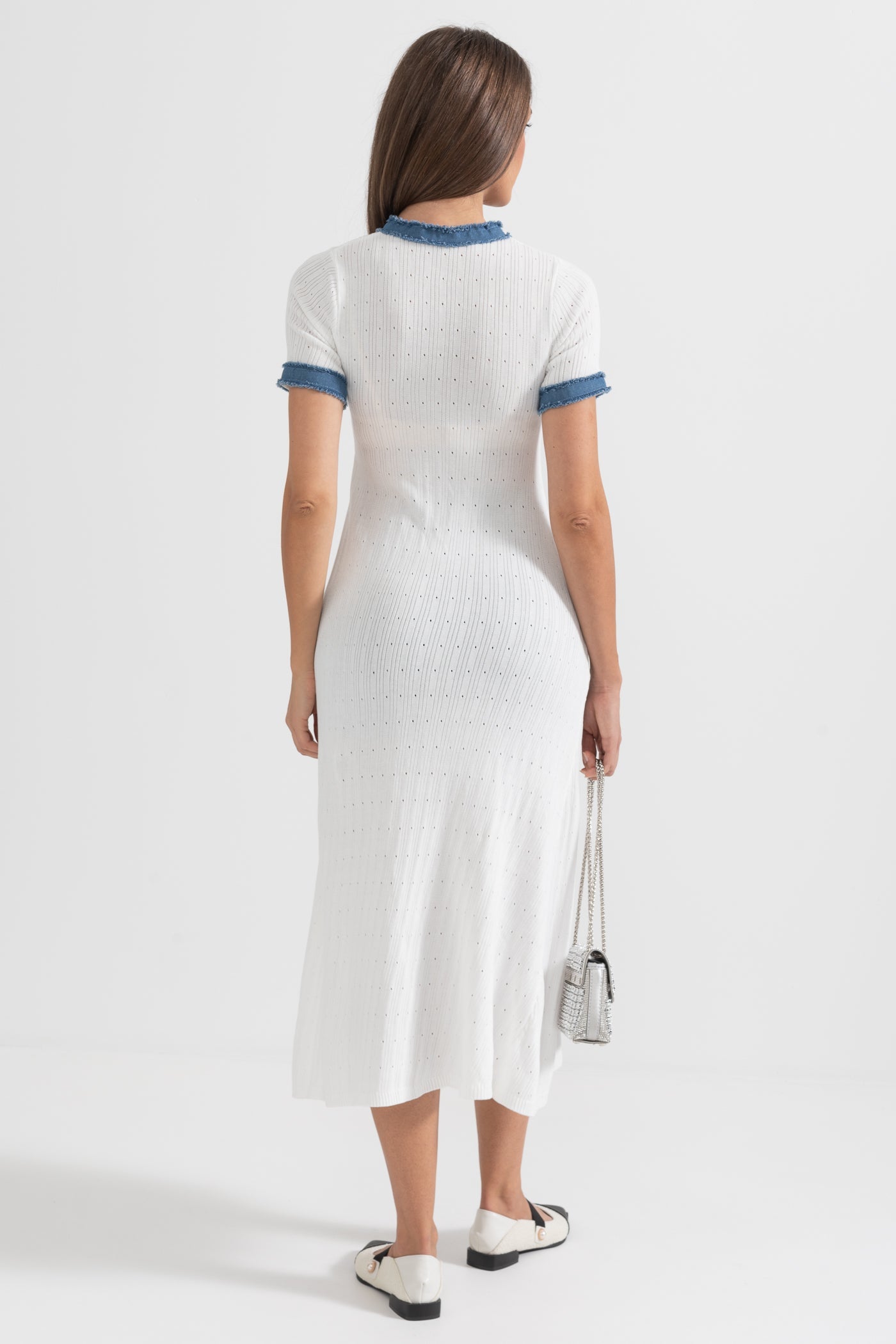 Nora Rib Knit Midi Dress