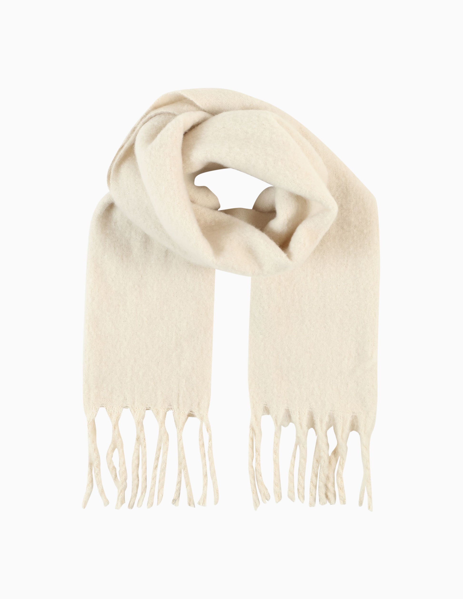 Thick Scarf - Women's Oversized Thick Fringed Chunky Scarf for Winter