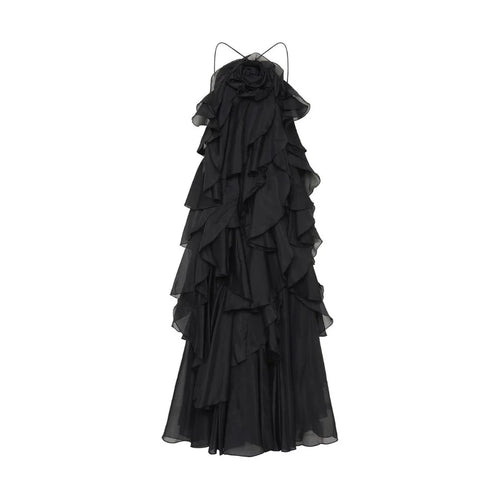 Latoya - Robe d'invitée de mariage à dos ouvert et à volants