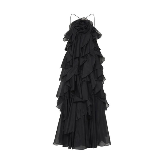 Latoya - Robe d'invitée de mariage à dos ouvert et à volants