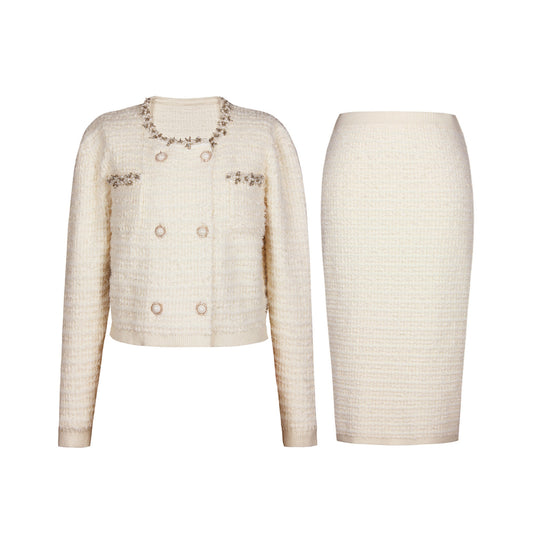 Florence Embellished Jacket & Pencil Skirt Set