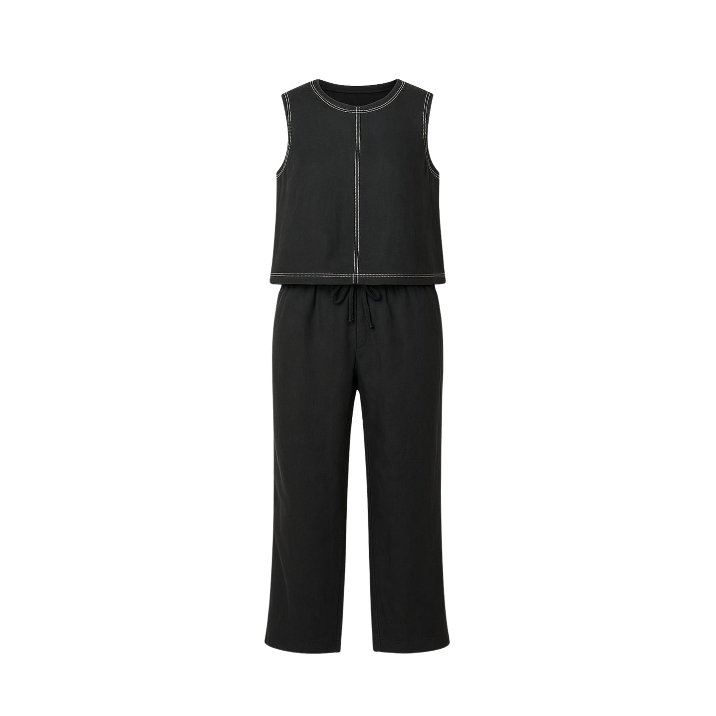 Skyla Split-Back Linen Set