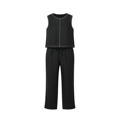 Skyla Split-Back Linen Set
