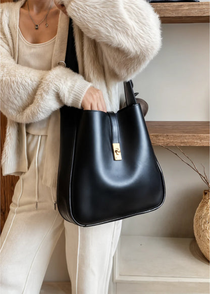 Agnes Leather Hobo Bag