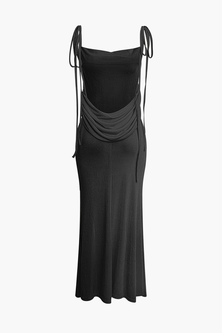 Low Back Maxi Dress - Womens Sleeveless Long Backless Maxi Dress