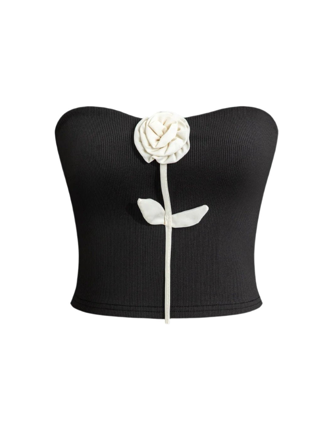 Women Tube Top - Women's Flower Summer Crop Top