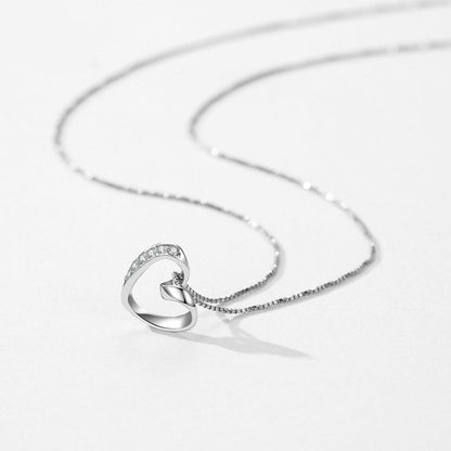 Bree 925 Sterling Silver Heart Pendant Necklace