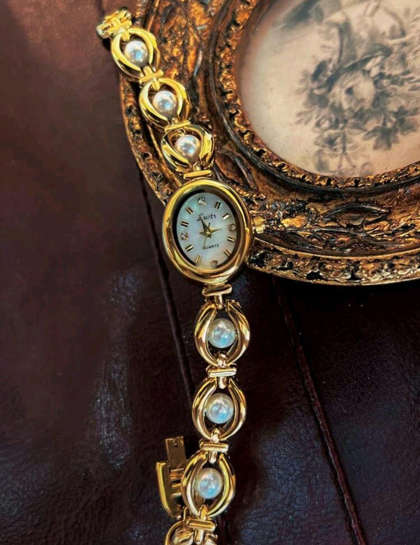 Vintage Pearl Watch