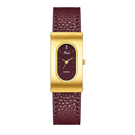 Tatiana Leather Bangle Watch