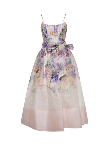 Lilia Corset Midi Dress