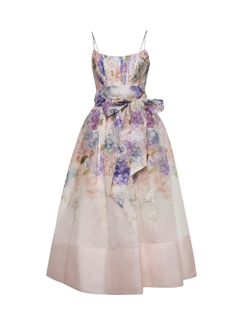 Lilia Corset Midi Dress
