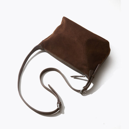 Carole Suede Shoulder Bag