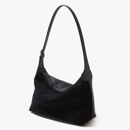 Carole Suede Shoulder Bag