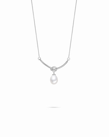 Paige 925 Sterling Silver Freshwater Pearl Pendant Necklace