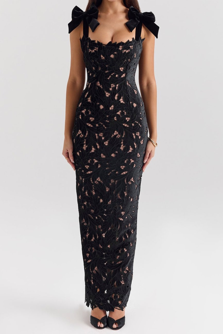 Celestine Lace Holiday Maxi Dress