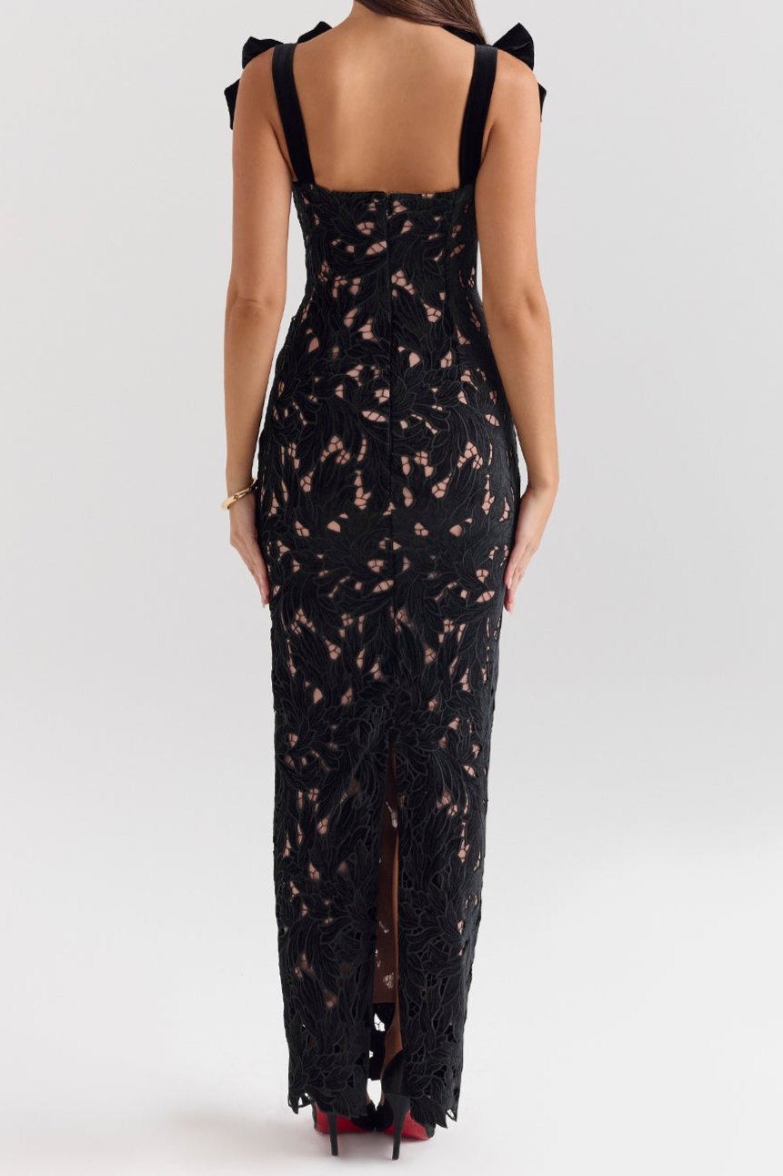 Celestine Lace Holiday Maxi Dress