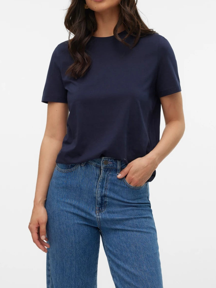 Bawełniana koszulka Keelara Relaxed Fit